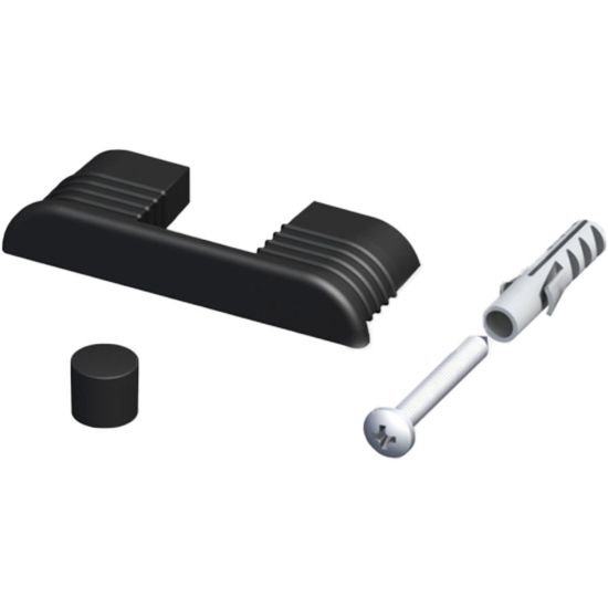 Immagine di SET DI FISSAGGIO A PARETE COAXIS CON 2 CALOTTE CHIUSURA,3 COPRI FORO E 3 TASSELLI CON VITE