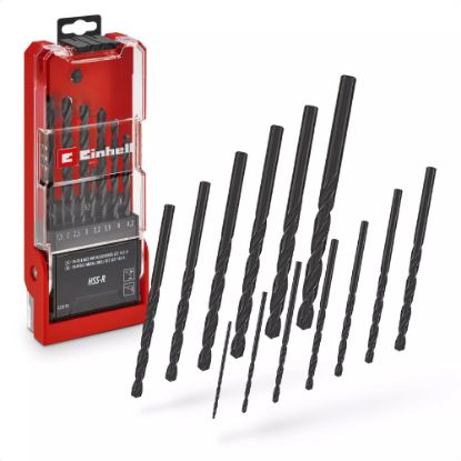Immagine di KIT 13 PUNTE HSS PER METALLO DIAMETRO 1,5-6,5MM EINHELL