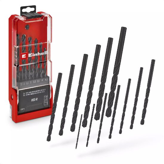 Immagine di KIT 13 PUNTE HSS PER METALLO DIAMETRO 1,5-6,5MM EINHELL