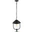 Immagine di LAMPADA A SOSPENSIONE A LANTERNA CON PORTALAMPADA ATTACCO E27 COLORE NERO IP44 VT-850 V-TAC
