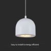Immagine di LAMPADA A SOSPENSIONE LED 8,5W 3000K COLORE BIANCO Ø10X162CM VT-7794-W V-TAC
