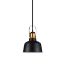Immagine di LAMPADA A SOSPENSIONE IN ALLUMINIO NERO SATINATO Ø22 x H 28 CM PORTALAMPADA ATTACCO E27 VT-7422-B V-TAC