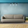 Immagine di FARETTO LED TRIPLO DA MURO 15W CON TESTA ORIENTABILE COLORE NERO 4000K IP20 VT-818-B-N V-TAC