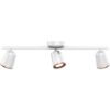 Immagine di FARETTO LED TRIPLO DA MURO 15W CON TESTA ORIENTABILE COLORE BIANCO 4000K IP20 VT-818-W-N V-TAC