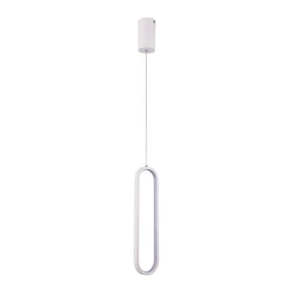 Immagine di LAMPADA A SOSPENSIONE LED 13W 4000K DESING MODERNO DIMENSIONE 7X10 CM COLORE BIANCO VT-7829-W V-TAC