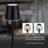 Immagine di LAMPADA LED DA TAVOLO A BATTERIA RICARICABILE 3W COLORE NERO DIMMERABILE 4000K VT-7703-RB-B V-TAC