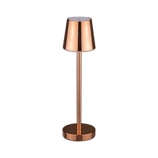 Immagine di LAMPADA LED DA TAVOLO A BATTERIA RICARICABILE 3W COLORE ORO DIMMERABILE 4000K VT-7703-RB-GD V-TAC