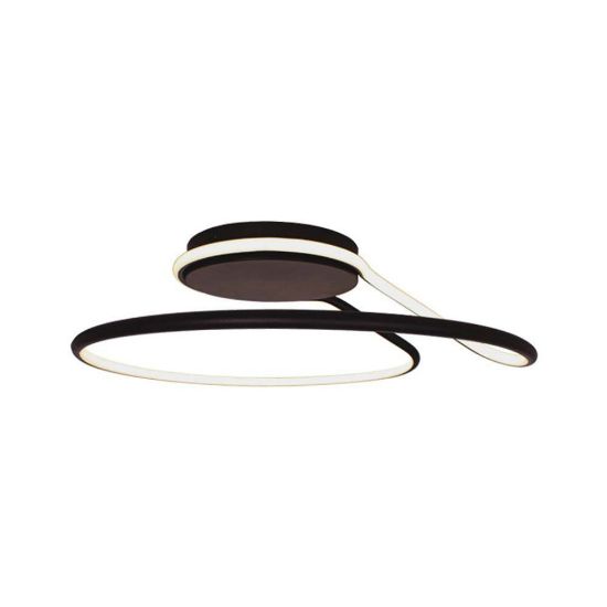 Immagine di PLAFONIERA LED DESING ROTONDO IN ALLUMINIO COLORE NERO 54W DIMMERABILE 4000K VT-7762-B V-TAC