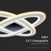 Immagine di PLAFONIERA LED CON TELECOMANDO DIMMERABILE CCT 130W VT-7962 V-TAC