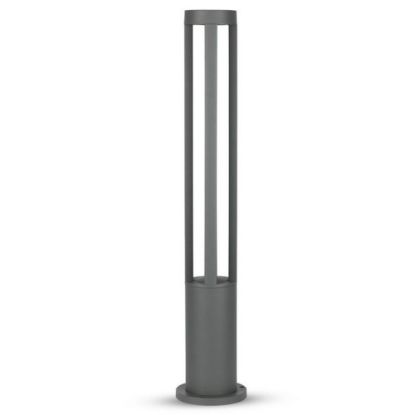Immagine di LAMPIONE A LED DA GIARDINO FISSAGGIO A TERRA 10W COLORE GRIGIO H:80CM 4000K IP65 VT-820-G V-TAC