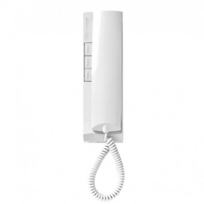 Immagine di CITOFONO BASE CON CABLAGGIO RIDOTTO 1+1, COMPOSTO DA 1 PULSANTE PER APRIPORTA E 2 PULSANTI PER FUNZIONI AGGIUNTIVE FARFISA