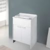 Immagine di LAVATOIO IN PVC CON MOBILE 60x60 CM COMPLETO DI ASSE IN POLIPROPILENE NEGRARI