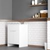 Immagine di LAVATOIO IN PVC CON MOBILE 60x50 CM COMPLETO DI ASSE IN POLIPROPILENE NEGRARI