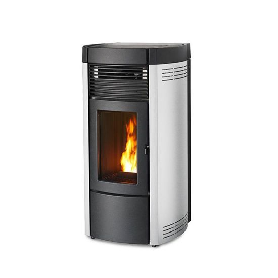 Immagine di RIVESTIMENTO PER STUFA A PELLET MUSA WHITE METAL COL 302 MCZ