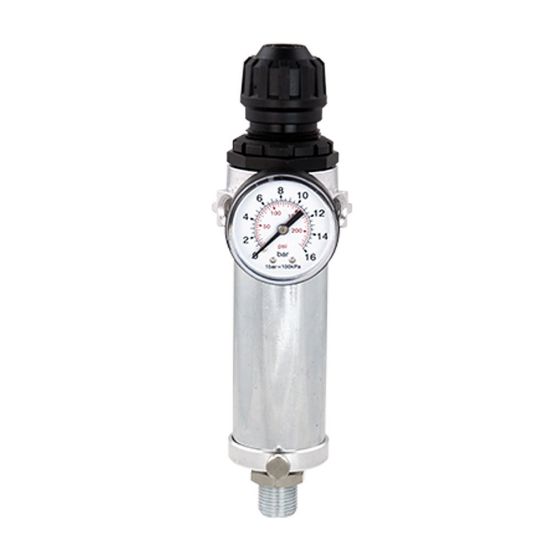 Immagine di REGOLATORE DI PRESSIONE CON FILTRO E MANOMETRO MODELLO 31/A5 ENTRATA MASCHIO 3/8" SENZA RUBINETTI ANI