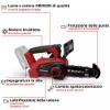 Immagine di CORPO MACCHINA A BATTERIA SEGA A CATENA DA POTATURA FORTEXXA 18/20 TH BARRA 20 CM 18V EINHELL