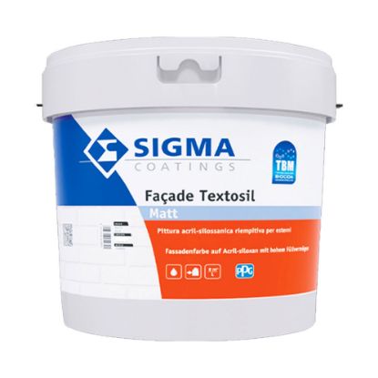 Immagine di FINITURA ACRIL-SILOSSANICA FACADE TEXTOSIL 12,95 LT BASE ZN PPG SIGMA