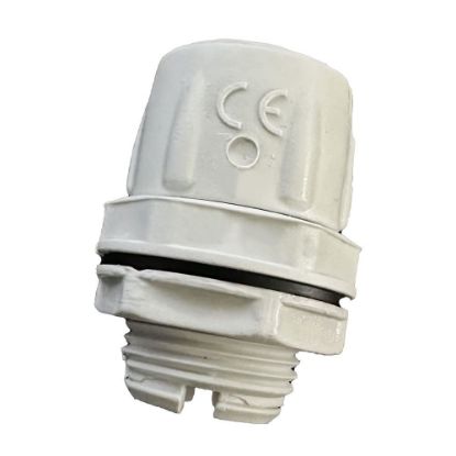Immagine di RACCORDO SCATOLA-GUAINA SPIRALATA Ø 16 MM M20 IP65 BLISTER 5 PZ F.A.E.G.