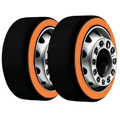 Immagine di CALZE DA NEVE PER AUTOCARRO MOD. ULTRA-PRO MISURA RX180 DAC CONFEZIONE 2 PZ