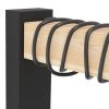 Immagine di LAMPADA EGLO TOWNSHEND 5 - STRUTTURA IN METALLO E LEGNO / FINITURA ACCIAIO, GESSO L.140 MM H.275 MM