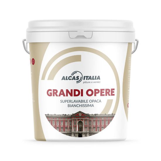 Immagine di SUPERLAVABILE GRANDI OPERE BIANCO BB 14 LT ALCAS