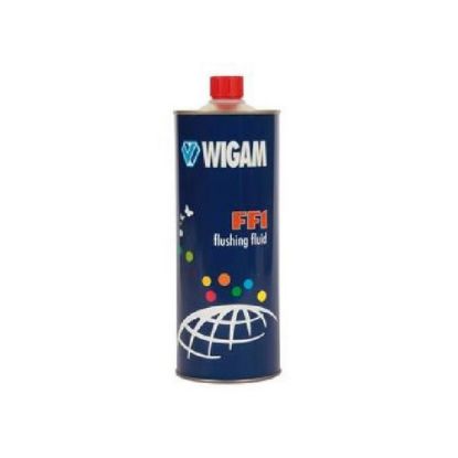 Immagine di FLUIDO DI LAVAGGIO INTERNO DEGLI IMPIANTI MODELLO FF1 LATTINA DA LT 1 WIGAM