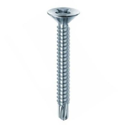 Immagine di VITE PER FERRO TESTA SVASATA PIANA AUTOFORANTE 4,8x70 MM CONFEZIONE DA 100 PZ