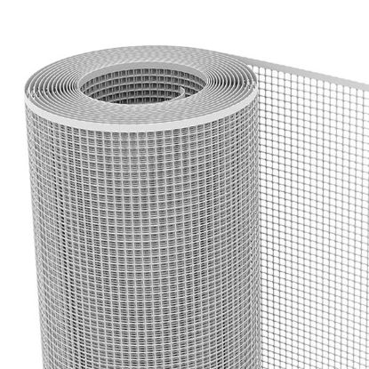 Immagine di RETE DA BALCONE IN HDPE SILVER ALTEZZA 1 MT ROTOLO DA 30 MT TENAX