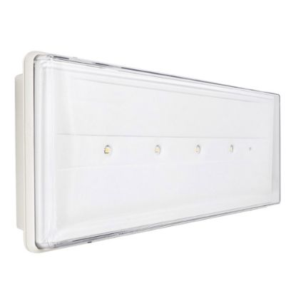 Immagine di LAMPADA EMERGENZA INCASSO/PARETE A LED 11W IP42 AUTONOMIA REGOLABILE 1-2 ORE SERIE STILE+ BEGHELLI