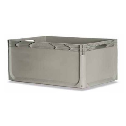 Immagine di CONTENITORE INDUSTRIALE MODULARE L 60 P 40 H 32 CM GRIGIO SENZA COPERCHIO ART PLAST