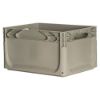 Immagine di CONTENITORE INDUSTRIALE MODULARE L 40 P 30 H 22 CM GRIGIO SENZA COPERCHIO ART PLAST