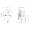 Immagine di MONOCOMANDO INCASSO DOCCIA CON DEVIATORE CERALIFE O CROMO IDEAL STANDARD
