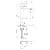 Immagine di MONOCOMANDO LAVABO ALTO CERALIFE O CROMO IDEAL STANDARD