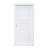 Immagine di PORTA PANTOGRAFATA 3 BUGNE LACCATA BIANCO BATTENTE MISURA 60x210x10/12 CM REVERSIBILE (senza maniglia)