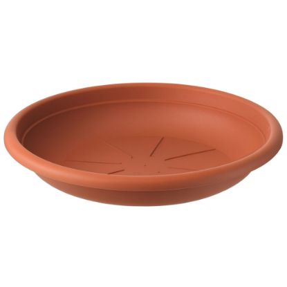 Immagine di SOTTOVASO PLASTICA Ø 18 CM COTTO PER VASO CAMPANA Ø 20 CM ART PLAST