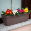 Immagine di FIORIERA CON RISERVA D'ACQUA  L 39 P 16,1 H 16 CM 7,5 LT ANTRACITE ART PLAST