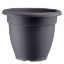 Immagine di VASO CAMPANA PLASTICA Ø 30 CM 8,2 LT ANTRACITE ART PLAST