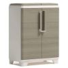Immagine di ARMADIO PORTASACCO PER RACCOLTA DIFFERENZIATA SPLIT PREMIUM WOOD L 69 P 39 H 92 CM KETER