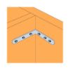 Immagine di ANGOLARE SENZA RINFORZO 40x40 MM LARGHEZZA 15 MM