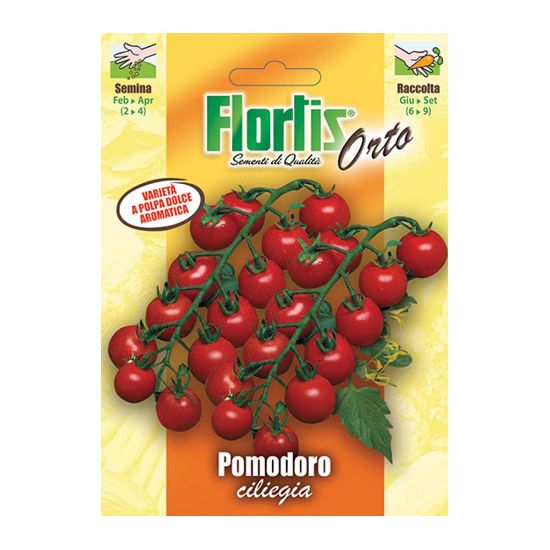 Immagine di BUSTINA SEMI ORTO POMODORO CILIEGINA L 11,5 H 16 CM FLORTIS