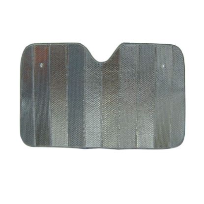 Immagine di PARASOLE MONORIFLETTENTE PER VETRO PARABREZZA AUTO L 130 H 60 CM SILVER