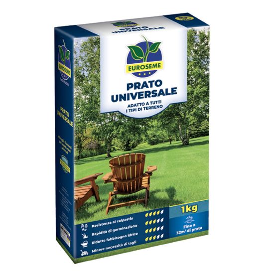 Immagine di SEME PER PRATO UNIVERSALE CONFEZIONE DA 1,0 KG IDEALE PER 32 M² EUROSEME