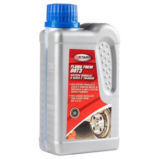 Immagine di FLUIDO PER FRENI START DOT-3  0,25 LT IDEALE PER SISTEMI FRENANTI IDRAULICI A DISCO E TAMBURO