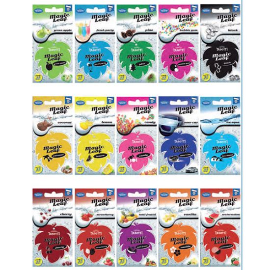 Immagine di DEODORANTE PER AUTO APPENDIBILE PROFUMAZIONI ASSORTITE MAGIC LEAF