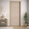 Immagine di PORTA MICROTEC ROVERE SBIANCATO BATTENTE MISURA 70x210x10/12 CM REVERSIBILE (SENZA MANIGLIA)
