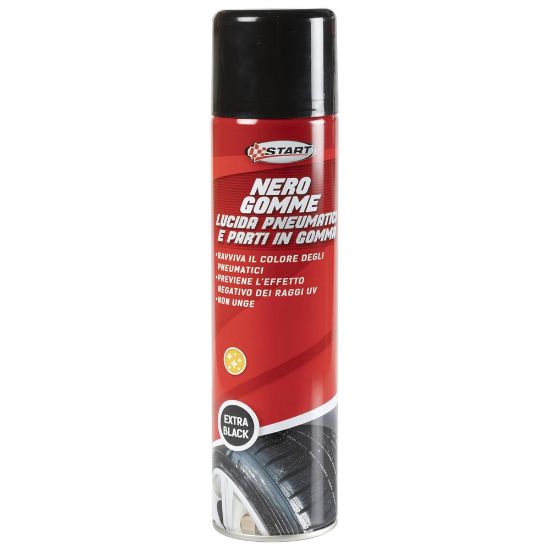 Immagine di NERO GOMME SPRAY 0,4 LT UNIVERSALE E IDEALE PER TUTTE LE AUTO