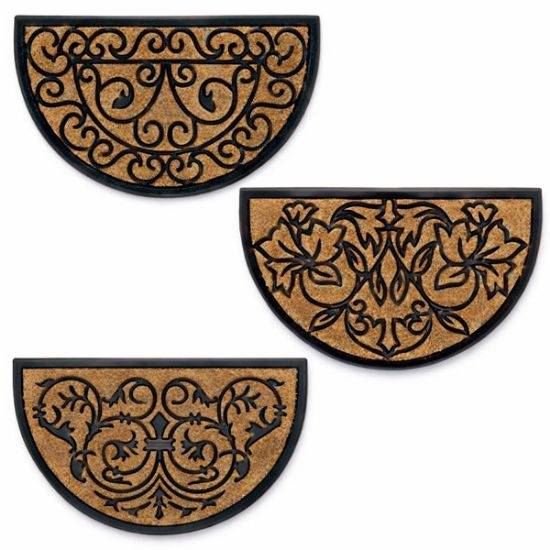 Immagine di ZERBINO COCCO+GOMMA SPRINT MEZZO TONDO L 75 H 45 CM SPESSORE 2,0 CM ASSORTITI IDEALE PER ESTERNO