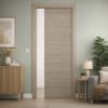 Immagine di PORTA TUA MANDORLA SCORREVOLE INTERNO MISURA 60x210x10/12 CM REVERSIBILE