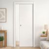 Immagine di PORTA TUA BIANCO SCORREVOLE INTERNO MISURA 80x210x10/12 CM REVERSIBILE