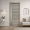 Immagine di PORTA MICROTEC ROVERE GRIGIO SCORREVOLE INTERNO MISURA 60x210x10/12 CM REVERSIBILE